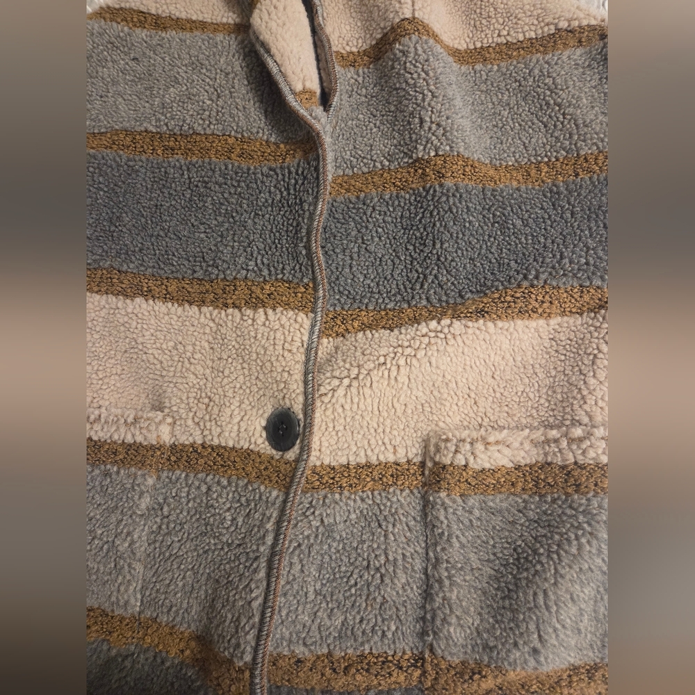 En Thread Alpaca And Wool Blend Teddy Bear Jacket - Picture 5 of 5
